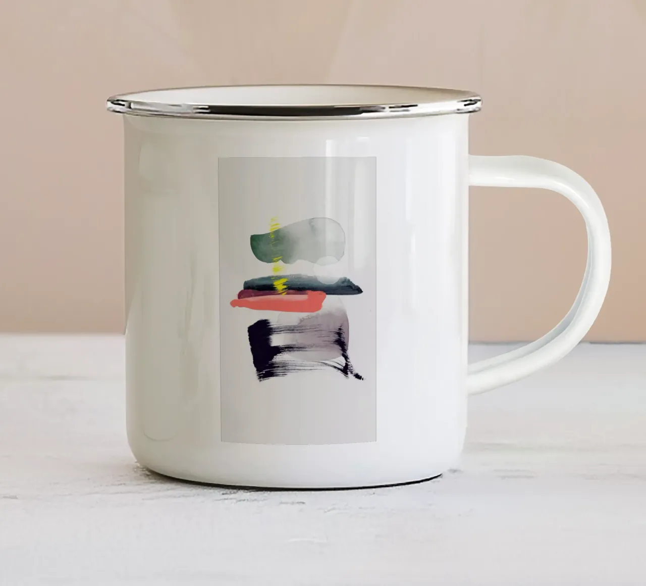 Drive enamel mug by STUDIO LEEMO