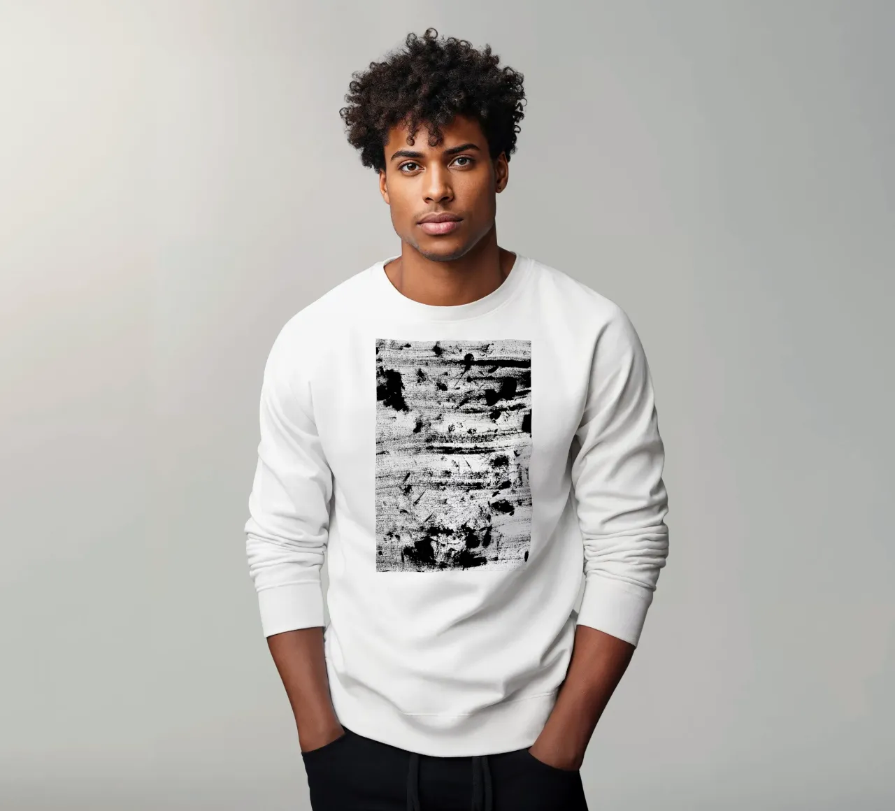 GO BLACK sweatshirt by FRITSCH&FRITSCH
