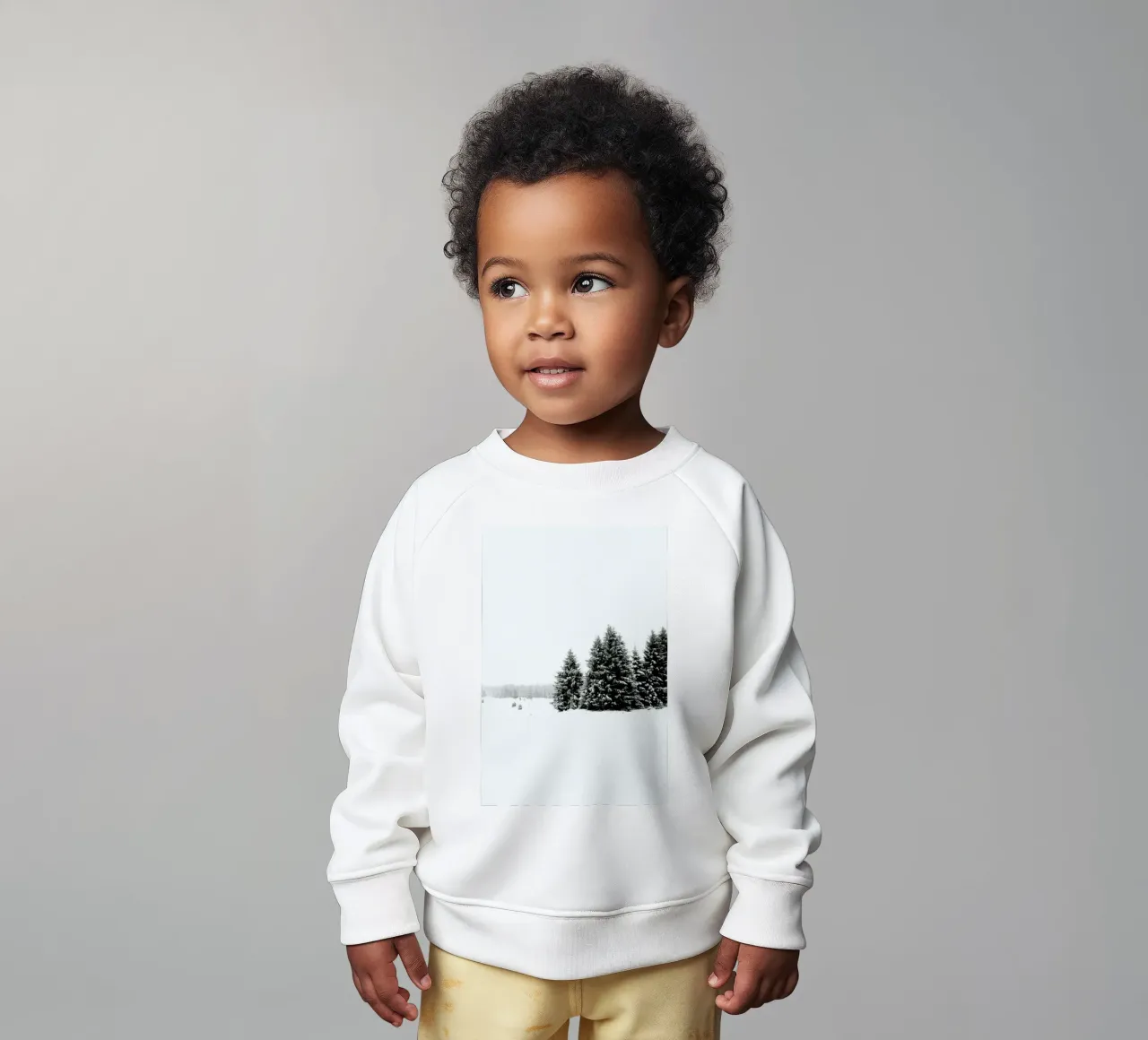 White White Winter 2/2 felpa neonato da Studio Nahili