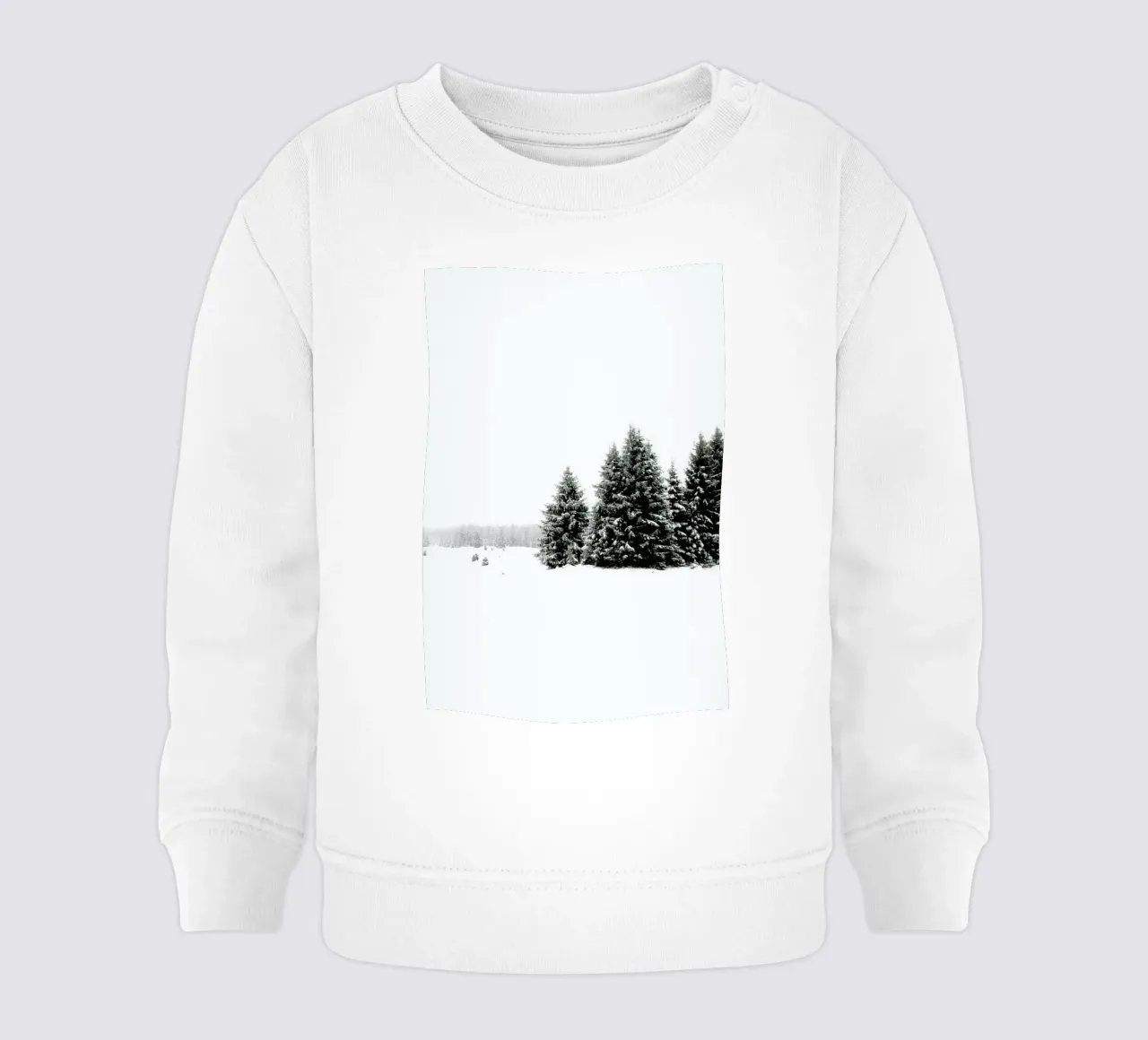 White White Winter 2/2 felpa neonato da Studio Nahili