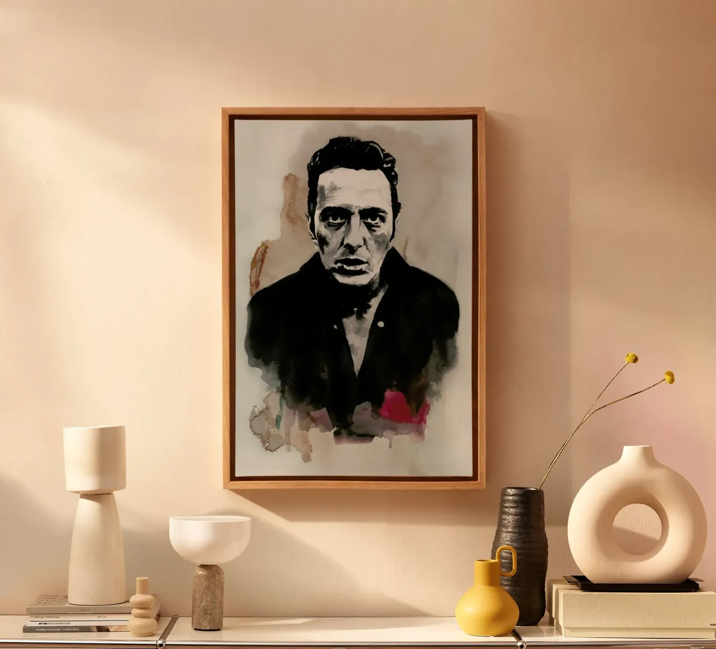 Joe Strummer canvas by David Diehl