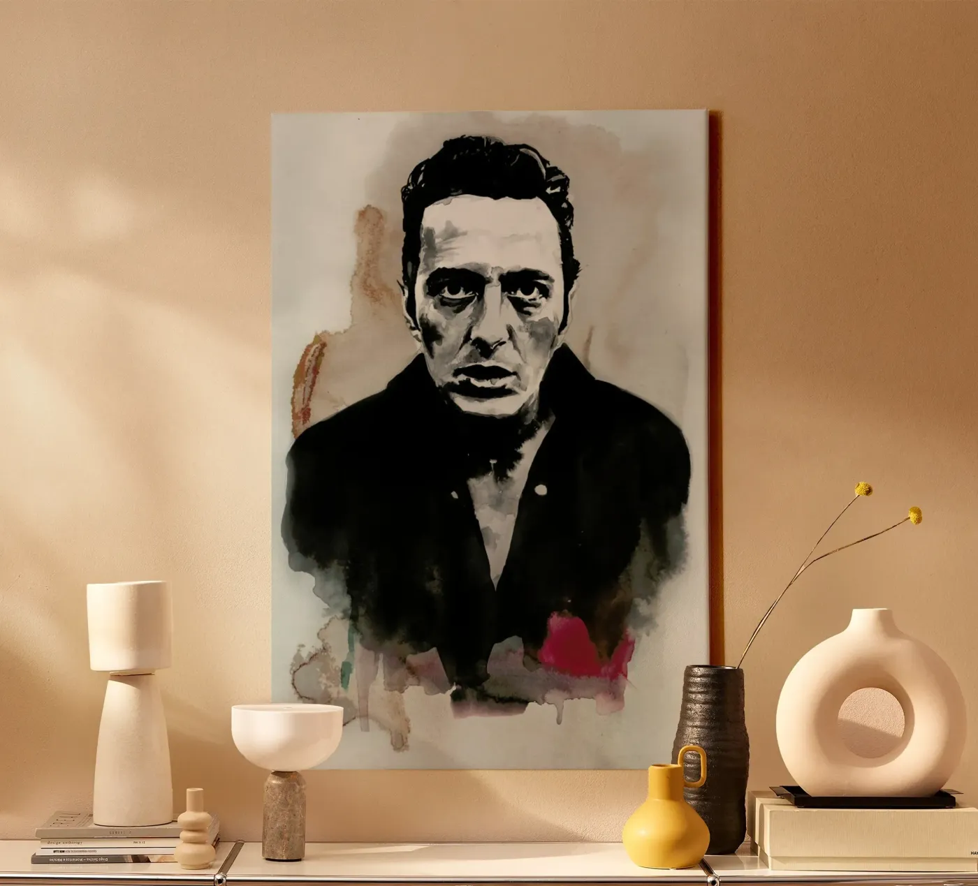 Joe Strummer canvas by David Diehl