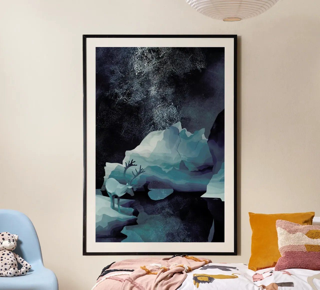 Reindeer By Night poster da Goed Blauw