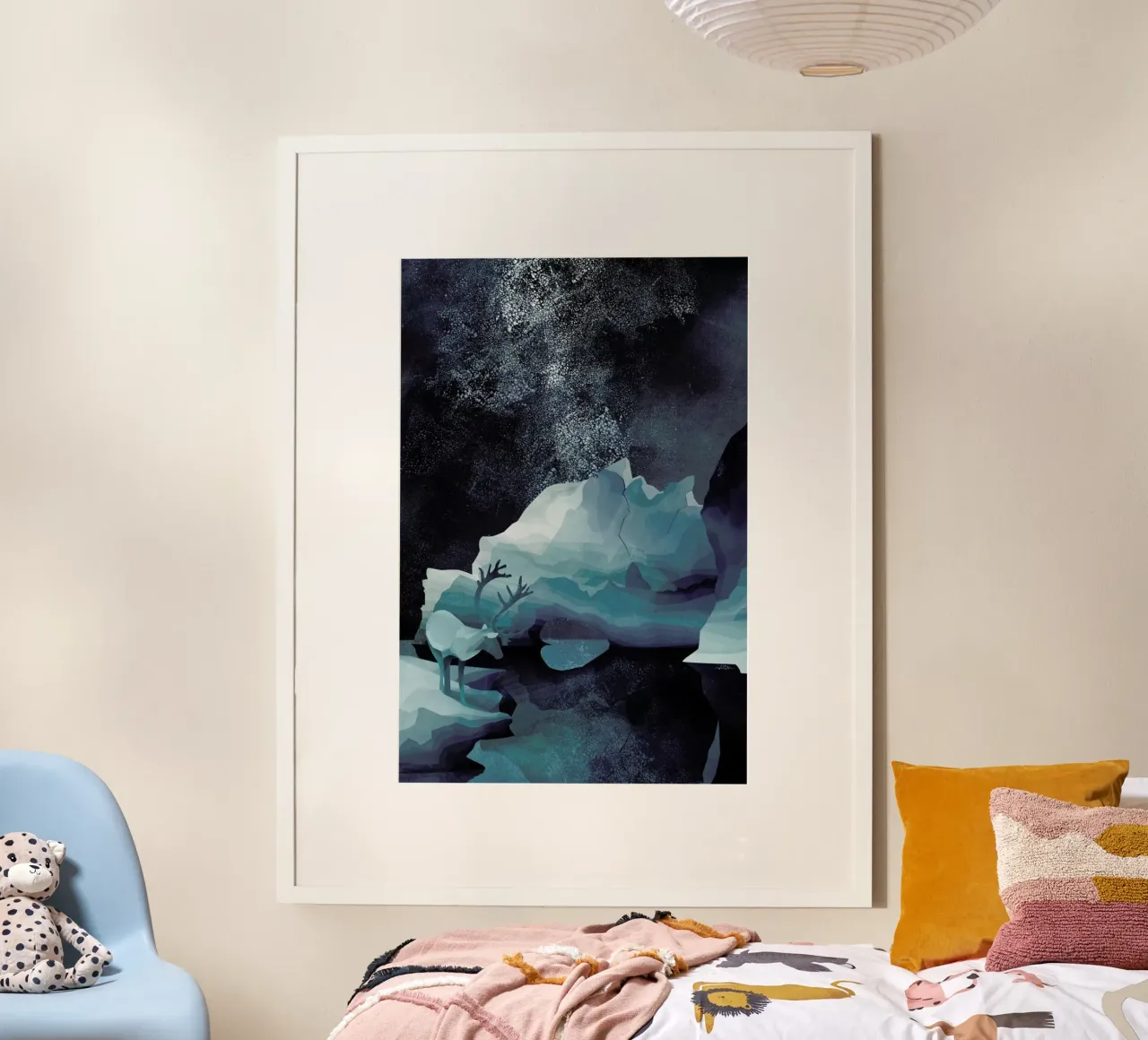 Reindeer By Night poster da Goed Blauw