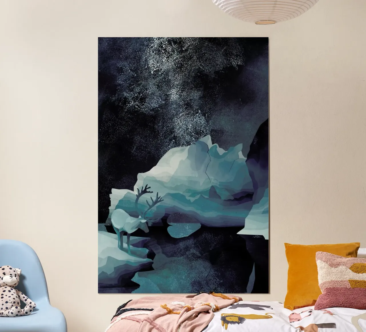 Reindeer By Night poster da Goed Blauw