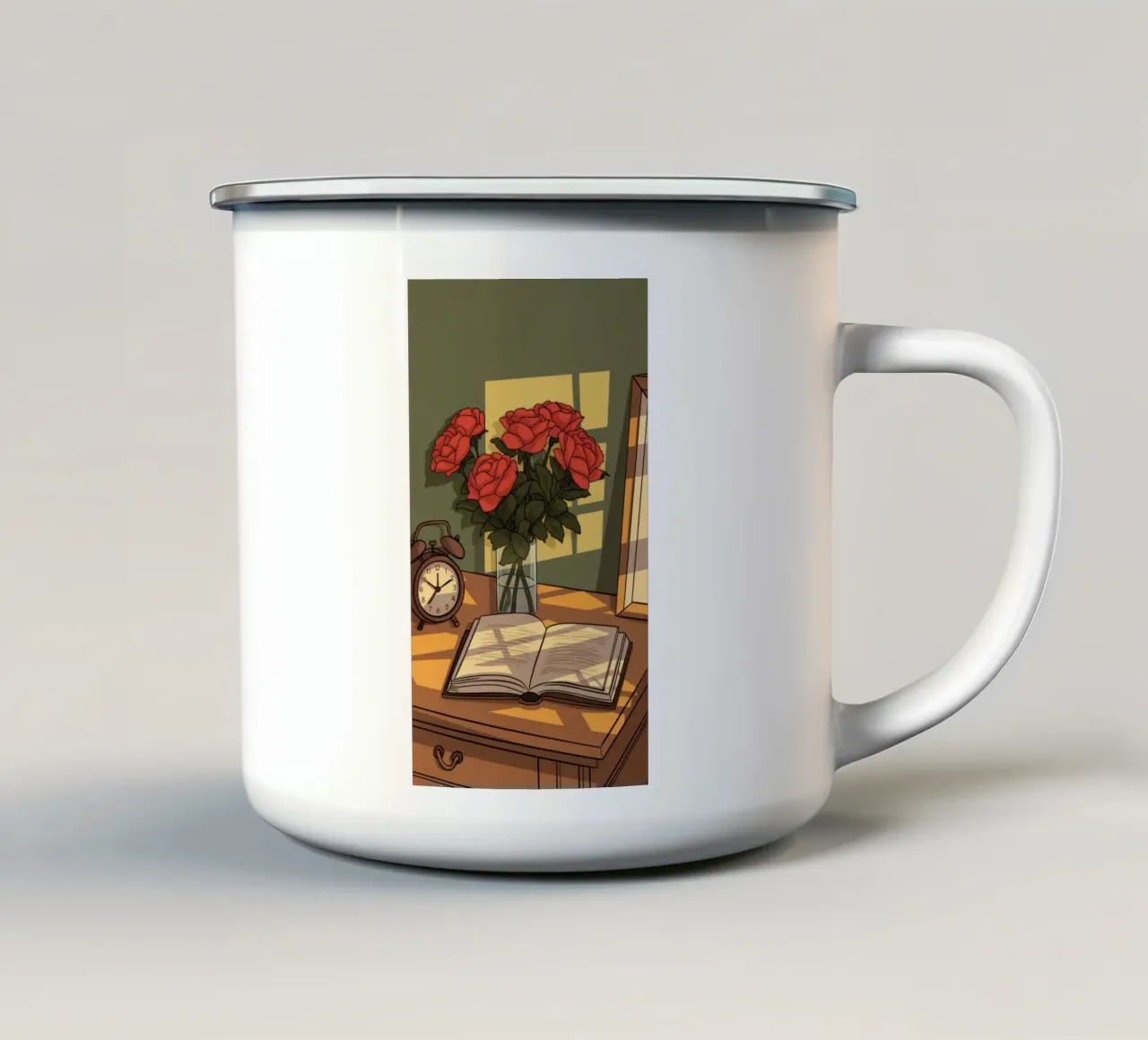 Reverie di studio senza tempo tazza in smalto da Atelier Tiga