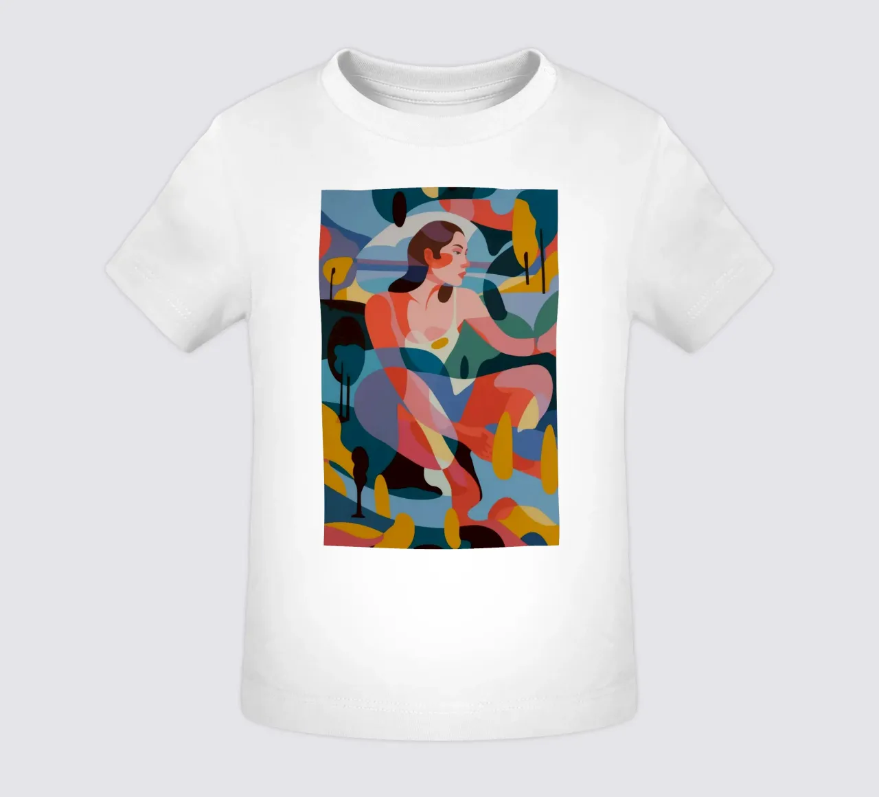 Abstract Color Symphony baby t-shirt by Atelier Tiga