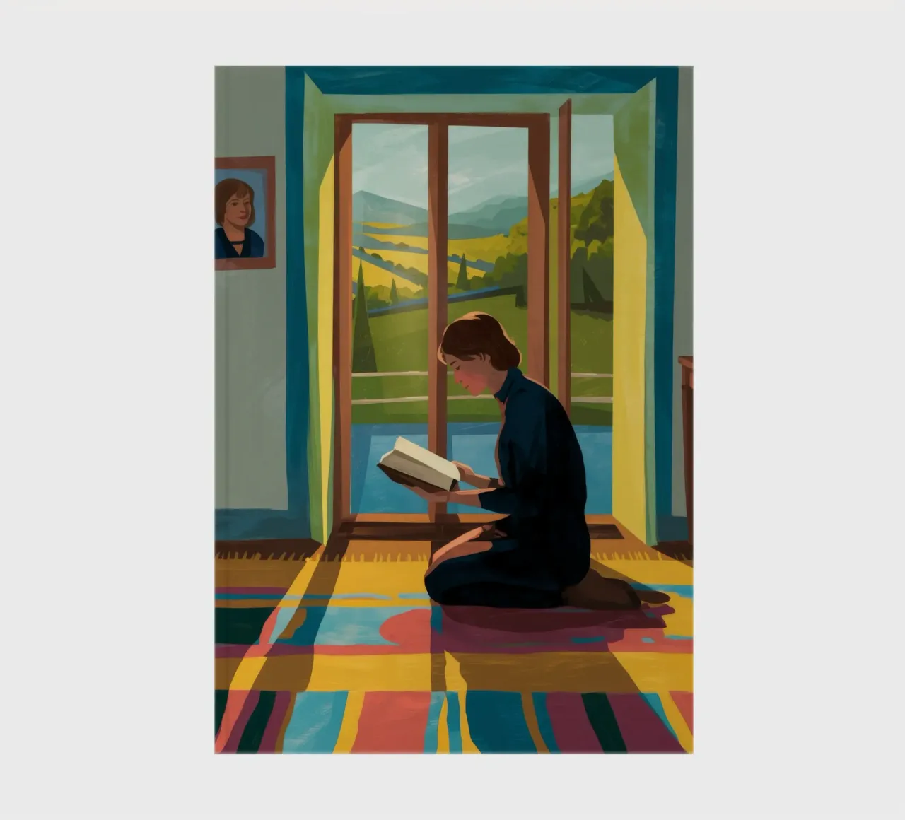 Serene Reading Sanctuary notebook by Atelier Tiga