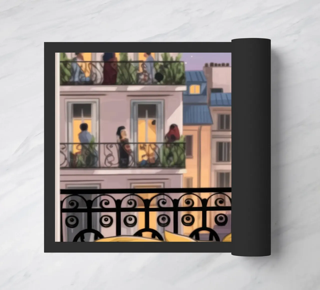 Beatitudine da balcone al chiaro di luna zerbino da Atelier Tiga