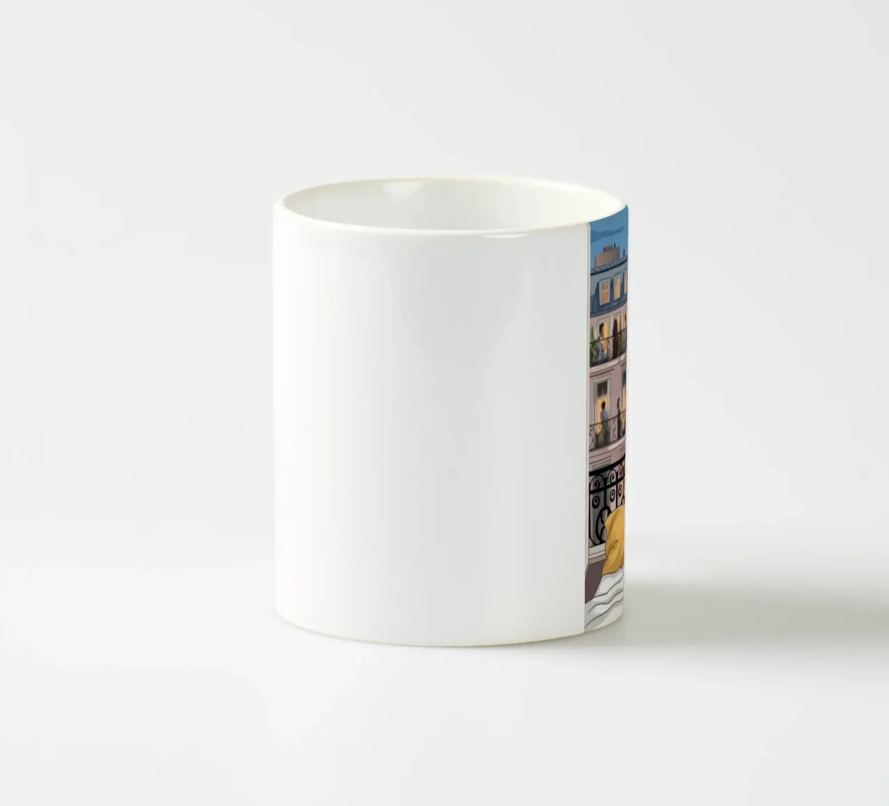 Beatitudine da balcone al chiaro di luna tazza in ceramica da Atelier Tiga