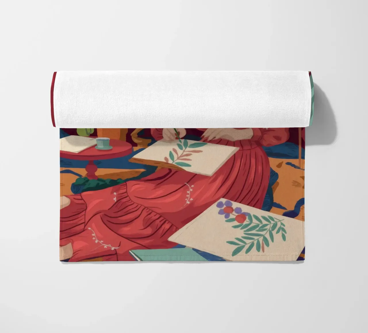 Fantasticheria creativa notturna telo mare da Atelier Tiga