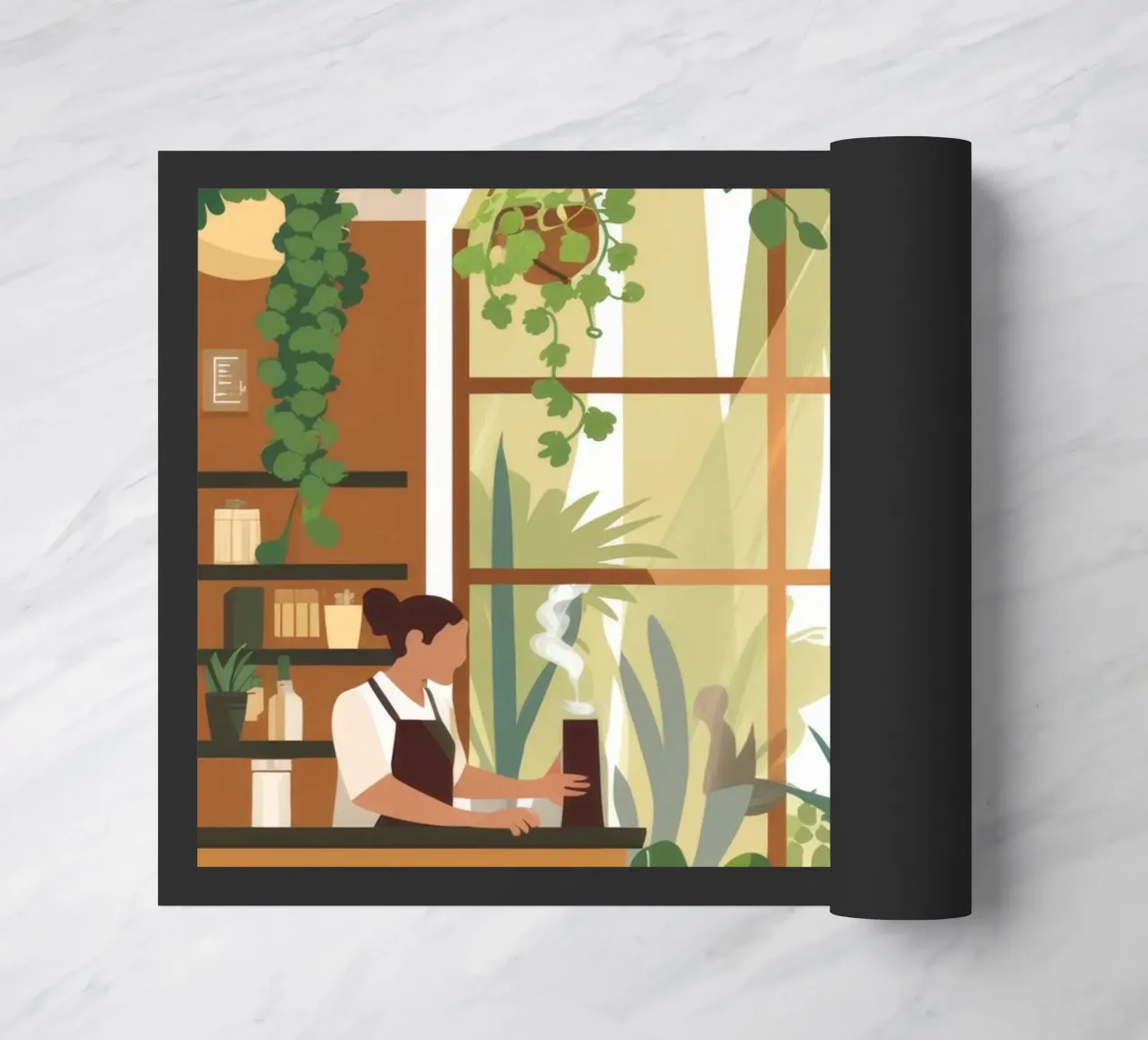 Ritiro del caffè Lush zerbino da Atelier Tiga