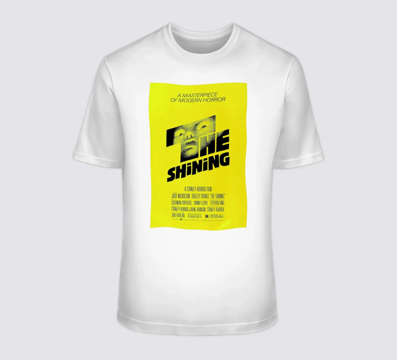 ‘The Shining’ Retro Movie Poster T-Shirt von Gallery Print and Art Limited
