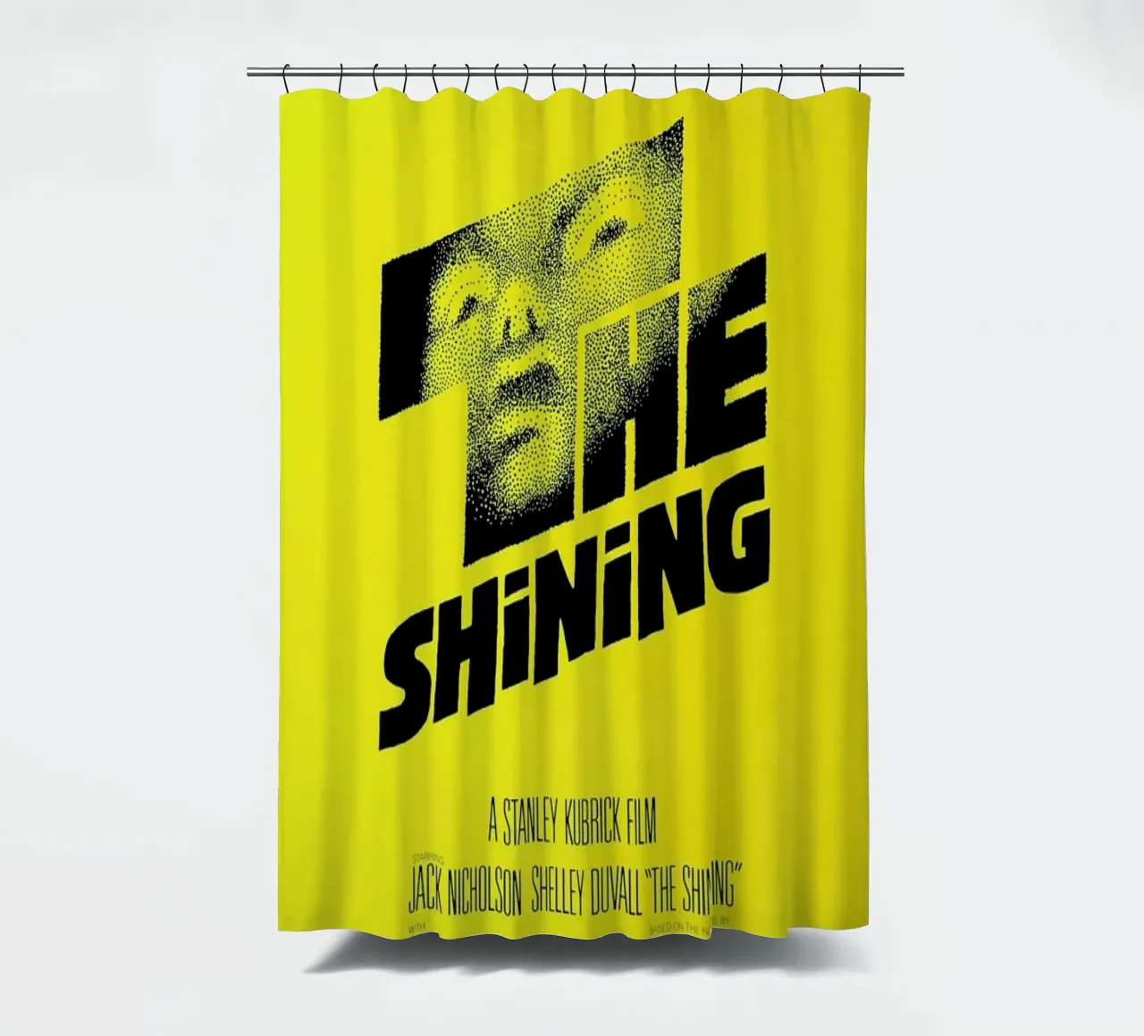 ‘The Shining’ Retro Movie Poster Duschvorhang von Gallery Print and Art Limited