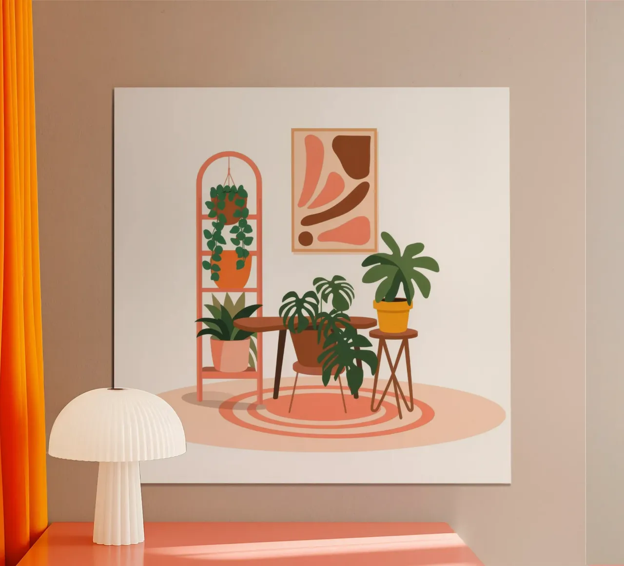 Minimalist Plant Haven poster by Atelier Tiga