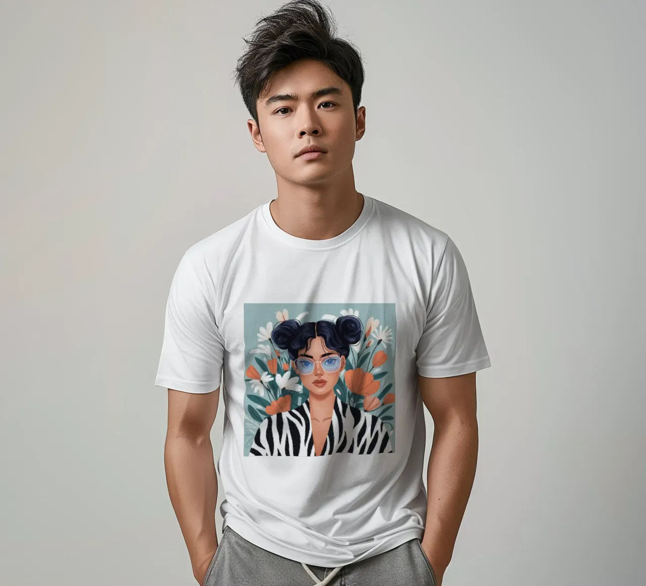 Bellezza botanica in grassetto t-shirt da Atelier Tiga