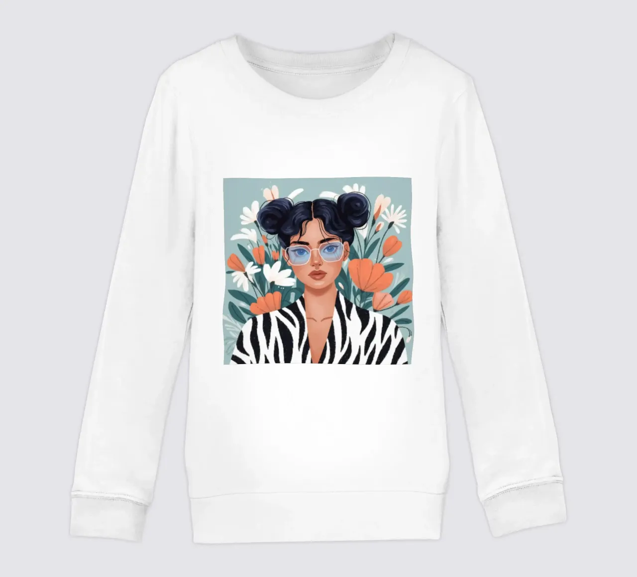Bellezza botanica in grassetto felpa bambino da Atelier Tiga