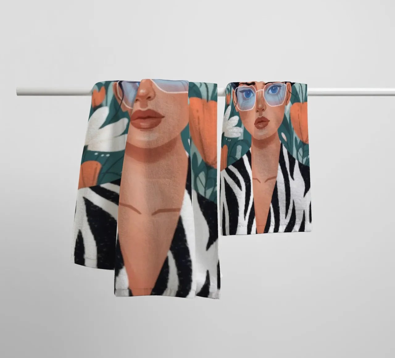 Bellezza botanica in grassetto asciugamano da bagno da Atelier Tiga