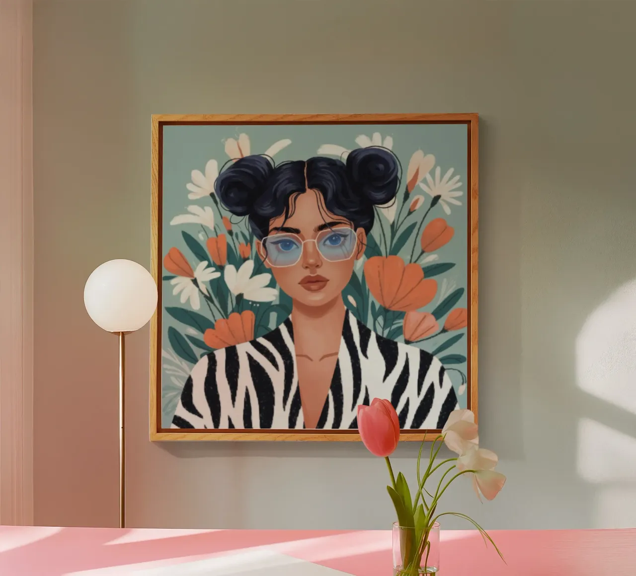 Bellezza botanica in grassetto plexiglass da Atelier Tiga