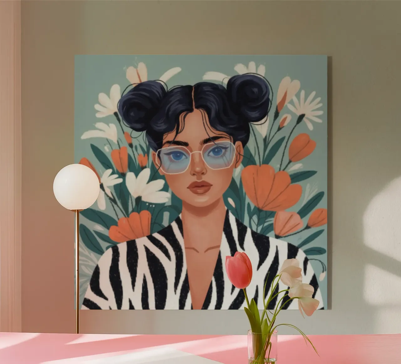 Bellezza botanica in grassetto plexiglass da Atelier Tiga