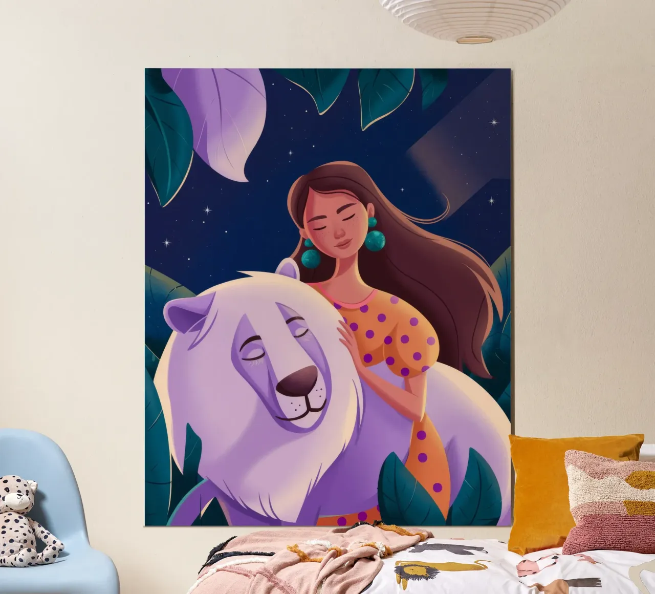 Compagno di notte maestoso carta hahnemühle da Atelier Tiga