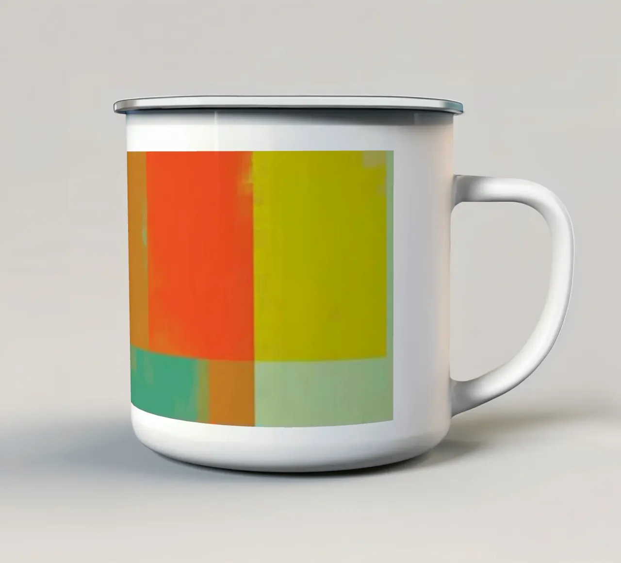 Geometría Abstracta nº 13 taza de esmalte de Metron