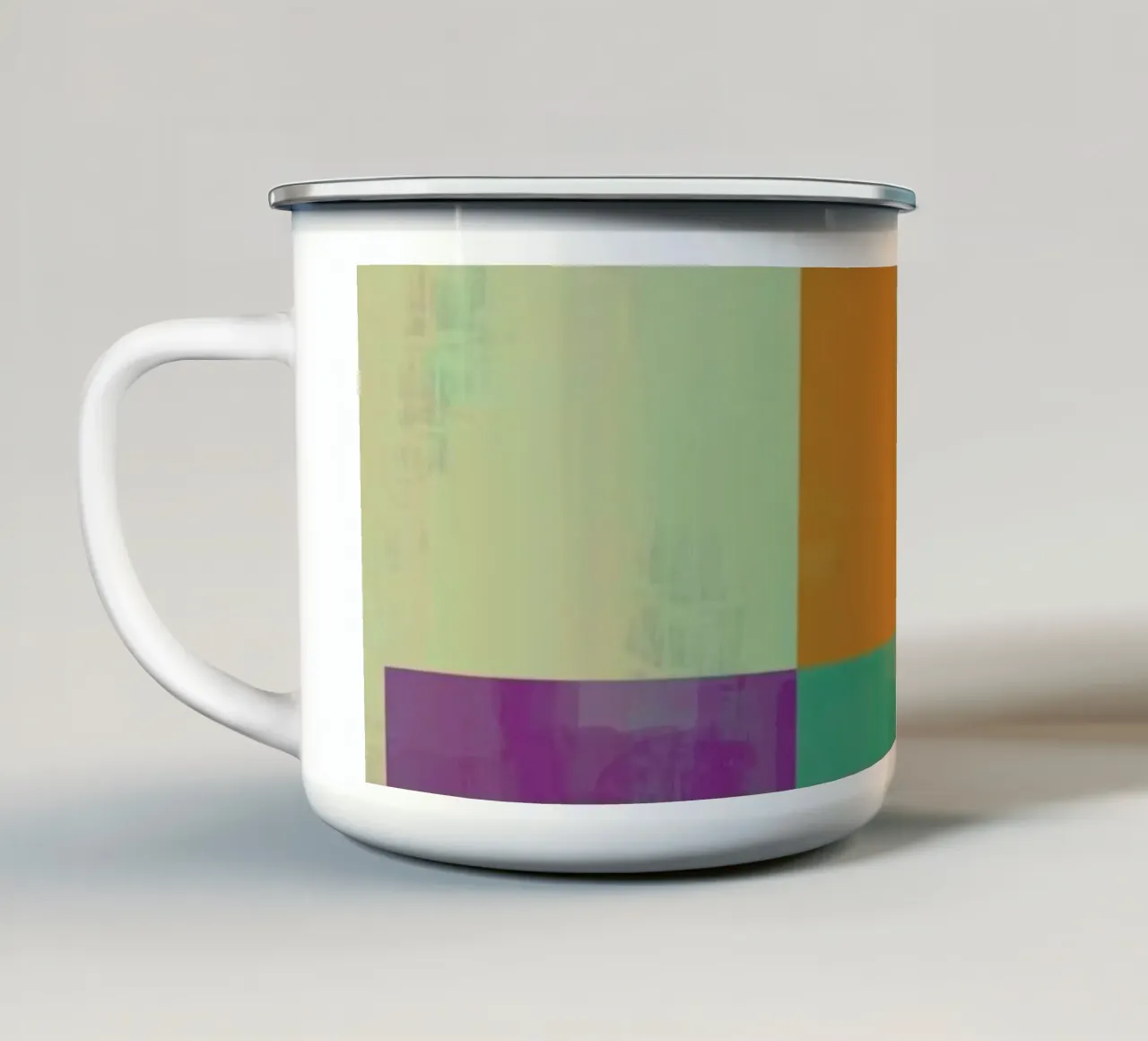 Geometría Abstracta nº 13 taza de esmalte de Metron
