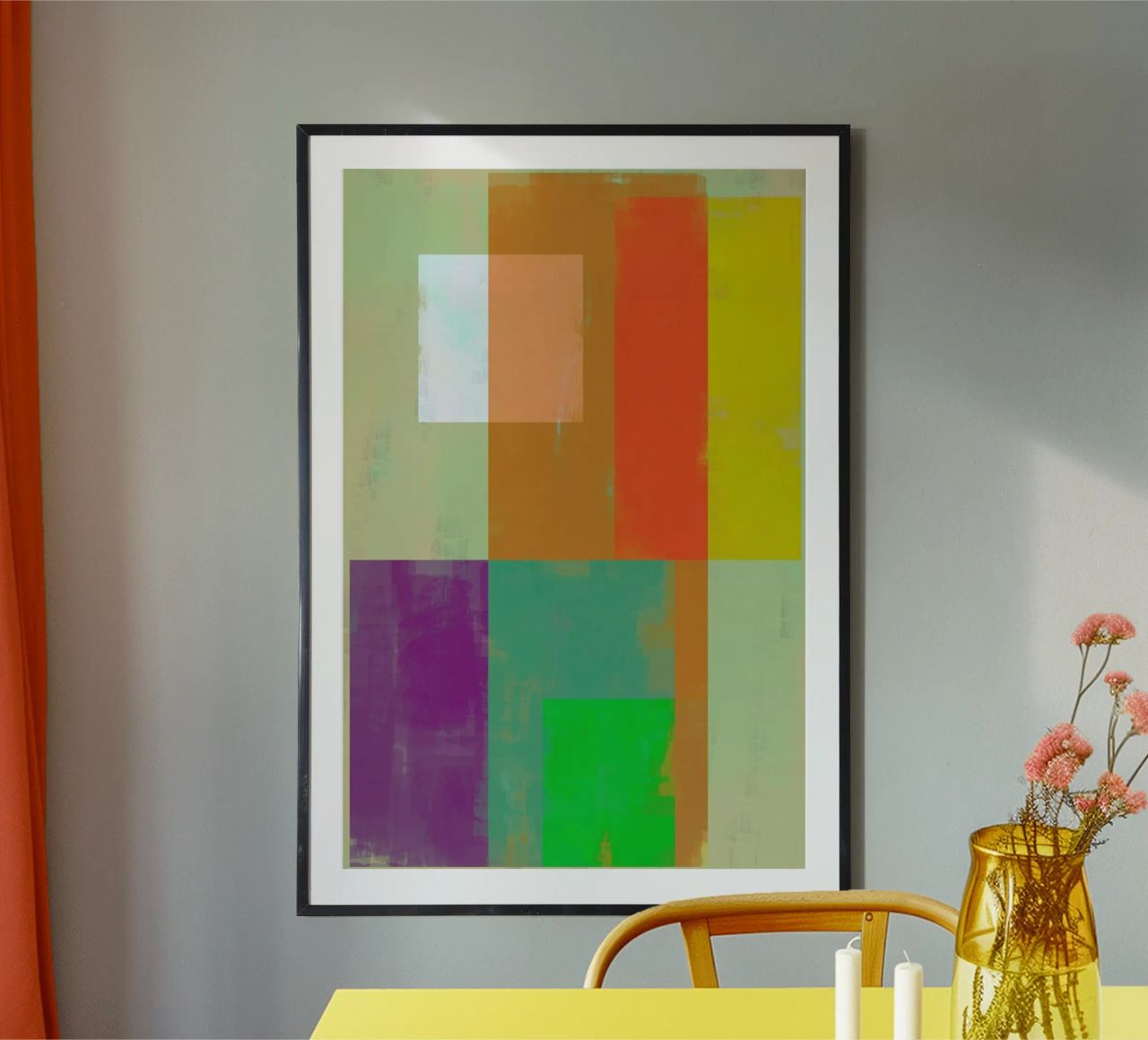 Abtrakt Geometrie Nr.13 Poster von Metron