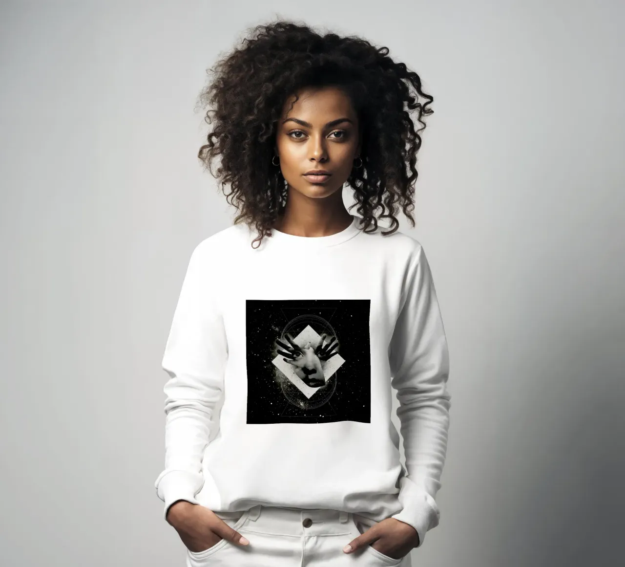 Mask sweatshirt van Ali Gulec
