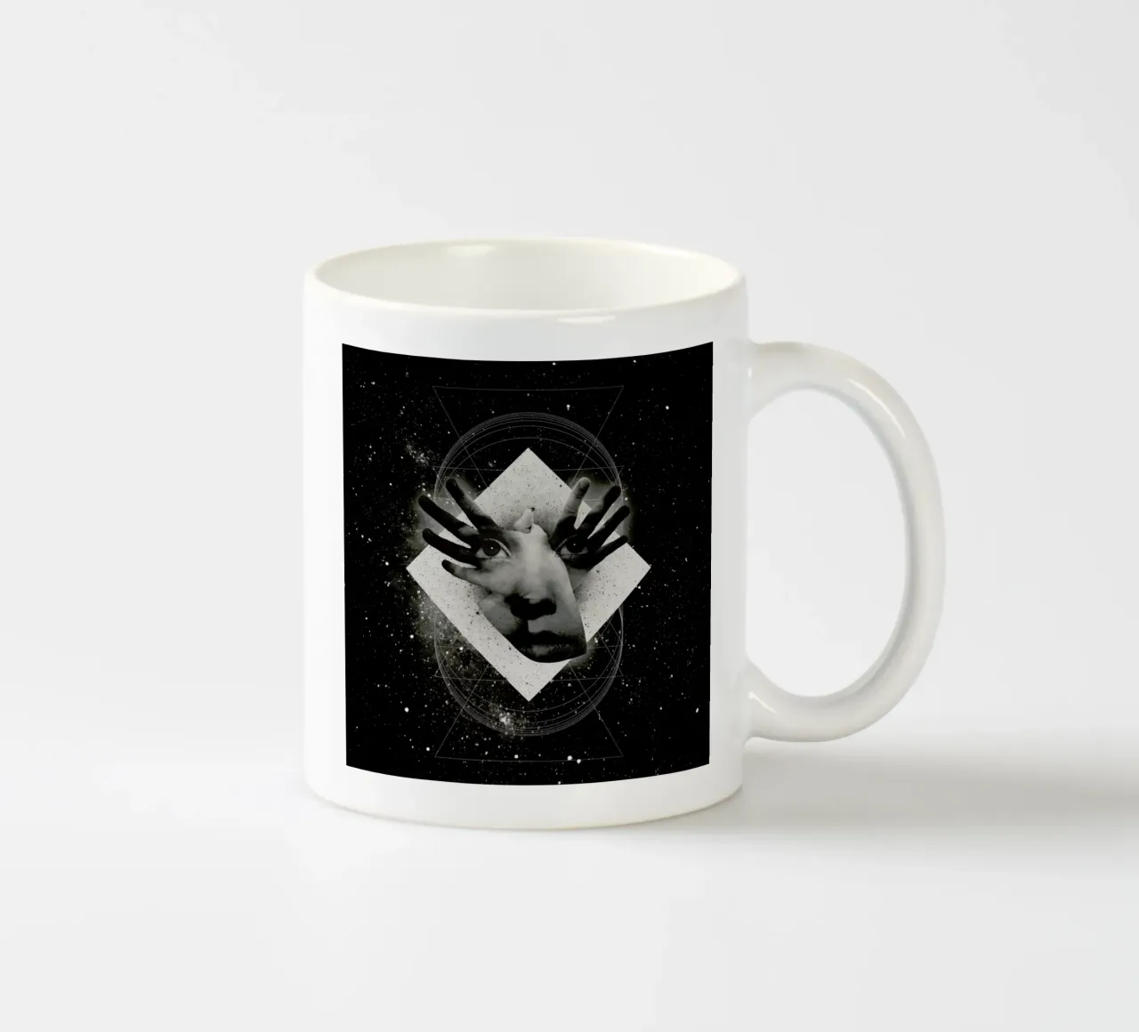 Mask tazza in ceramica da Ali Gulec