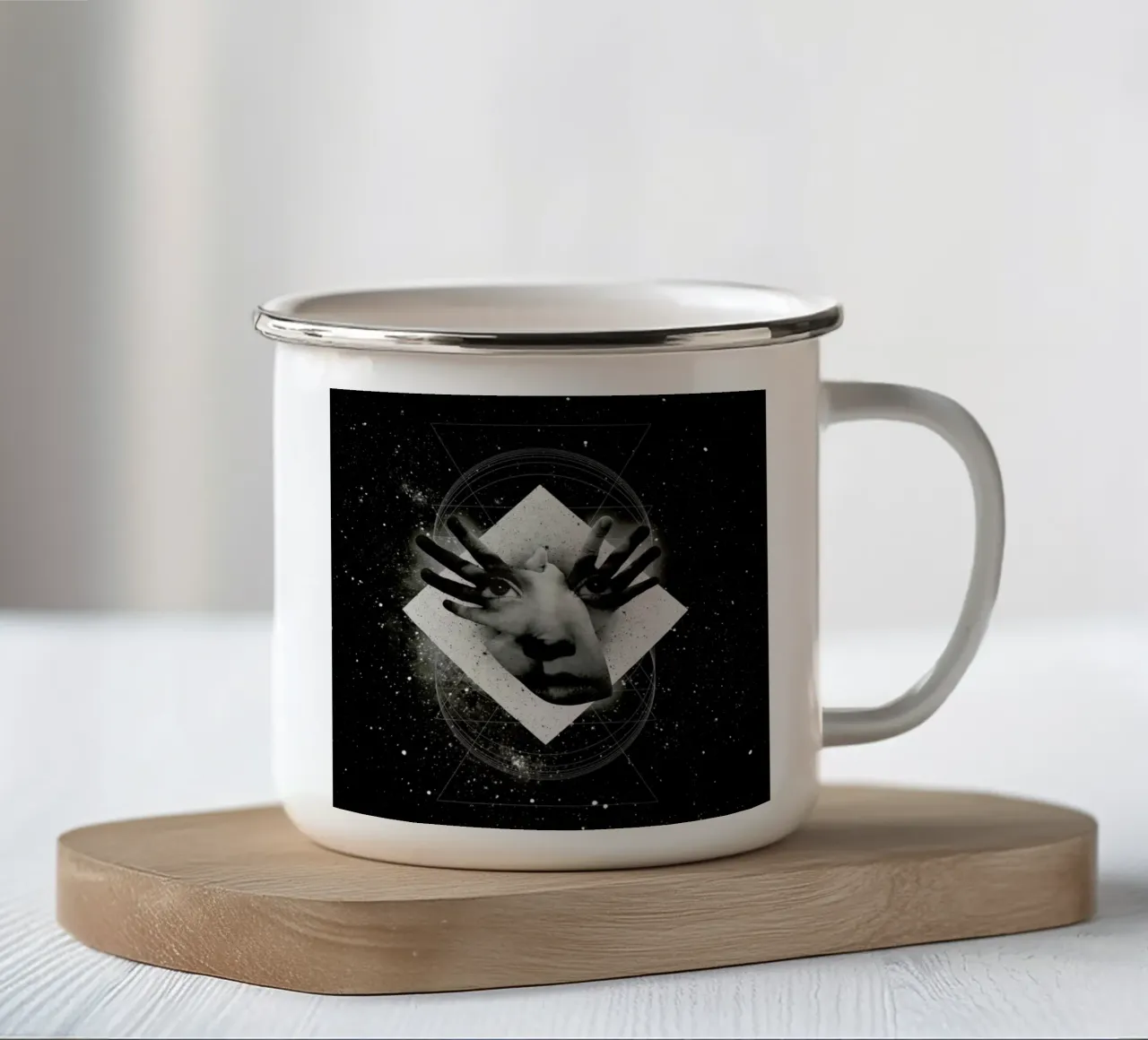 Mask taza de esmalte de Ali Gulec