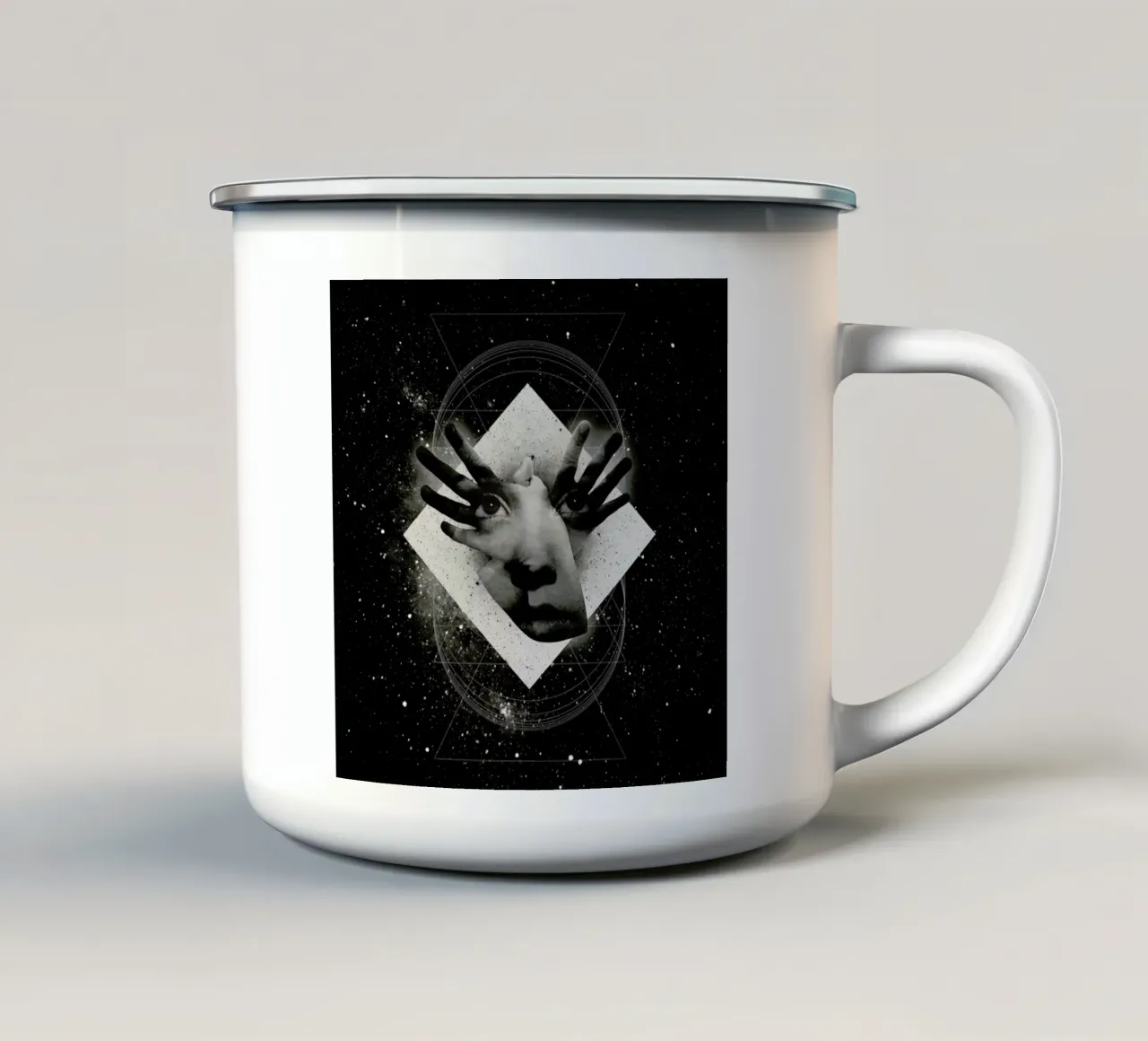 Mask taza de esmalte de Ali Gulec