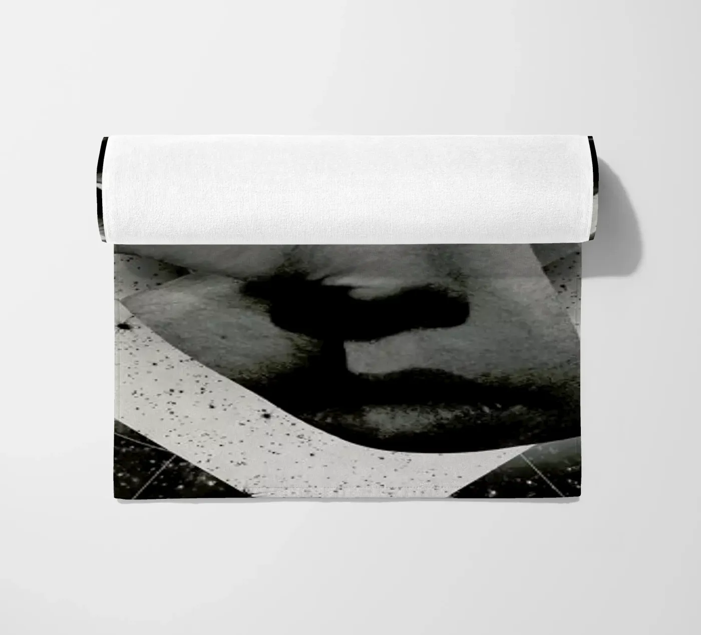 Mask beach towel by Ali Gulec