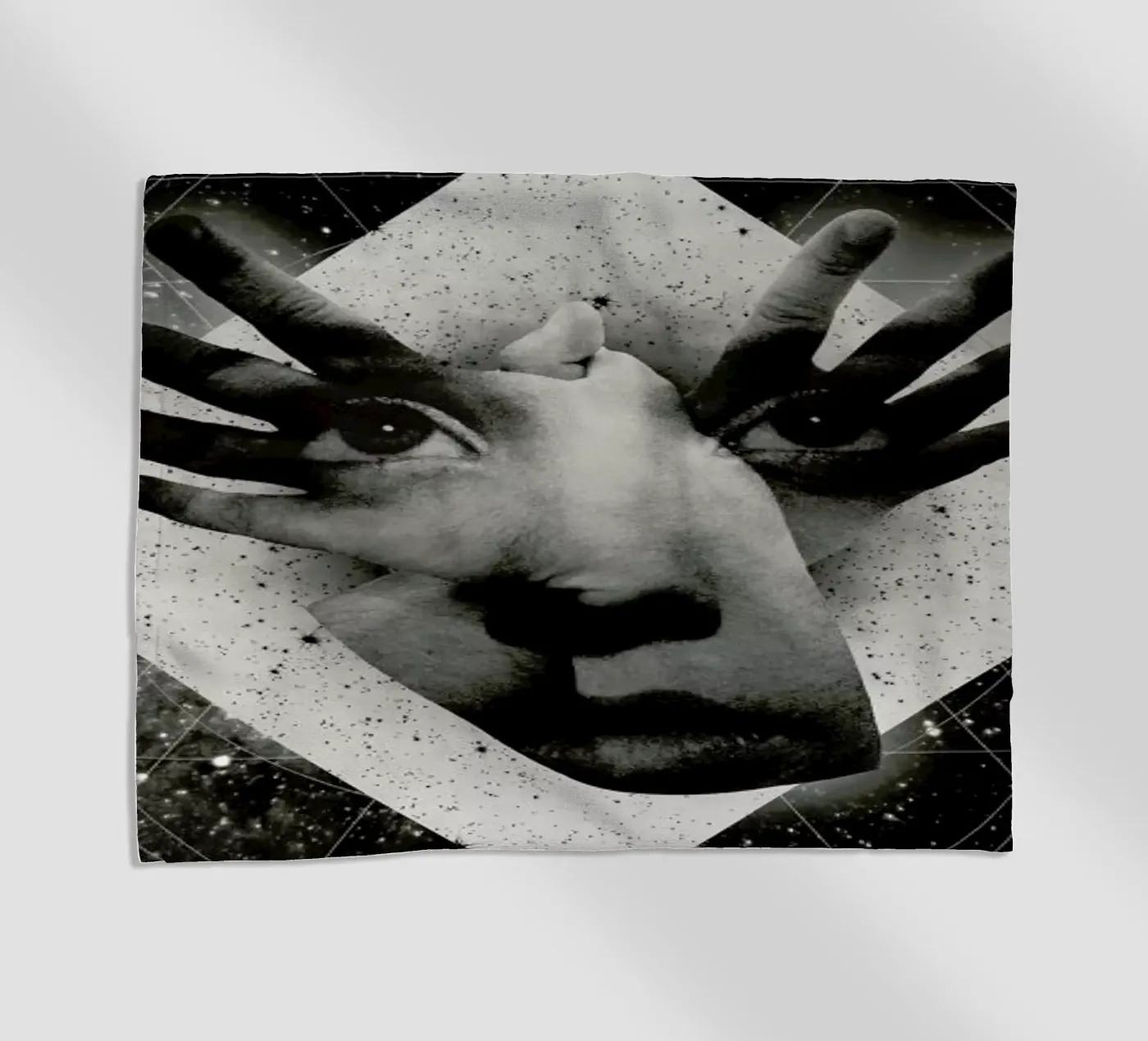 Mask beach towel by Ali Gulec