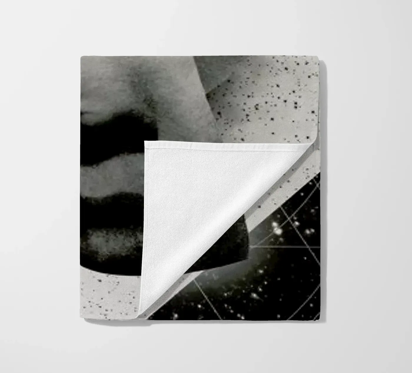 Mask beach towel by Ali Gulec