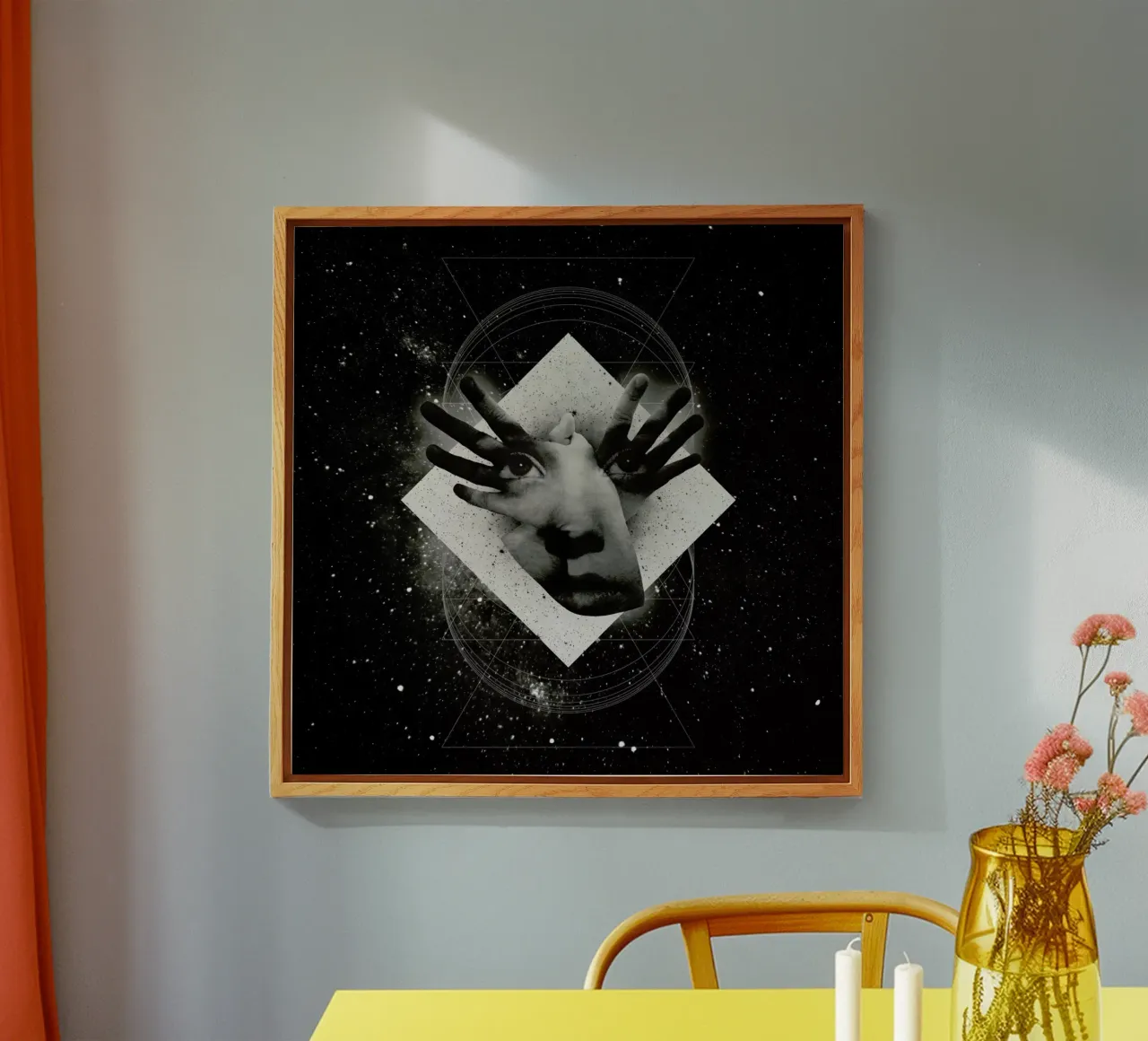 Mask acryl van Ali Gulec