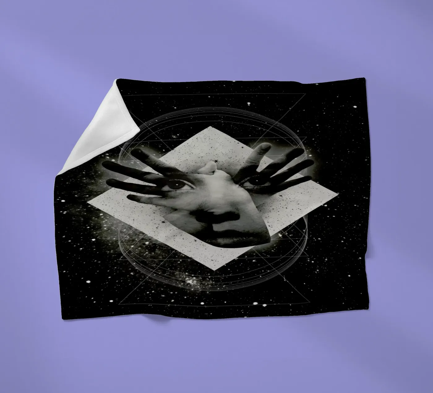 Mask fleecedeken van Ali Gulec