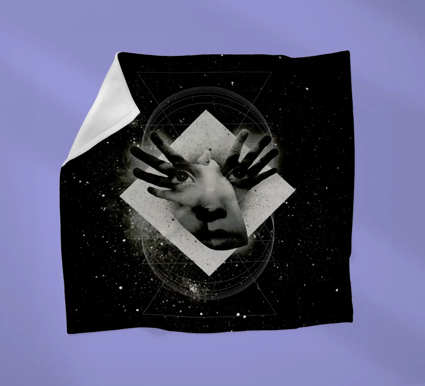 Mask fleecedeken van Ali Gulec