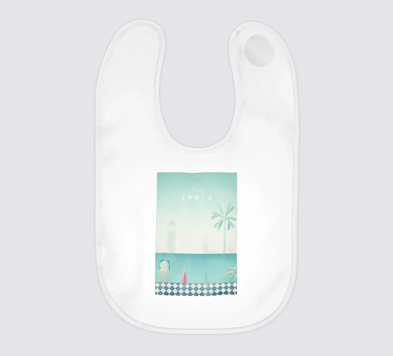 India baby bib by Henry Rivers