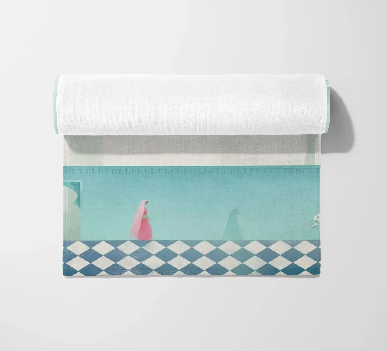 India beach towel by Henry Rivers