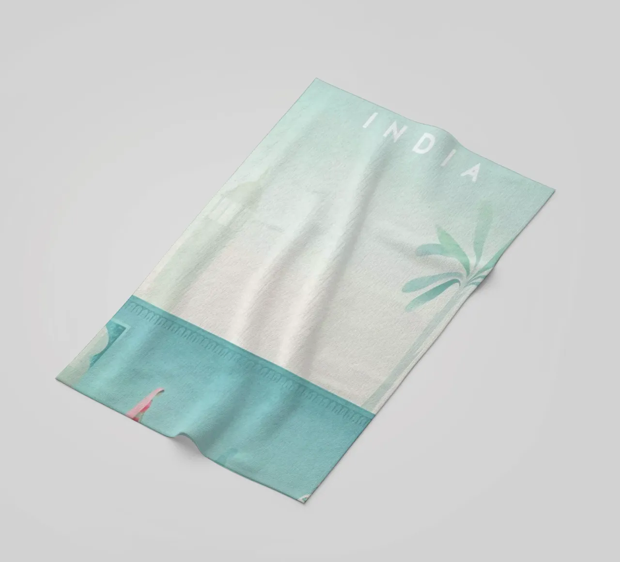 India beach towel by Henry Rivers