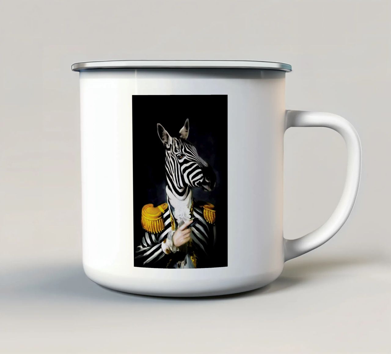 Mister Stripe tazza in smalto da Tein Lucasson