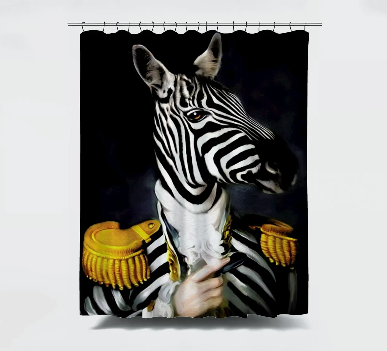 Mister Stripe shower curtain by Tein Lucasson