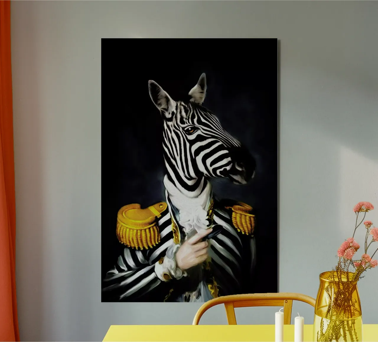 Mister Stripe alu-dibond by Tein Lucasson