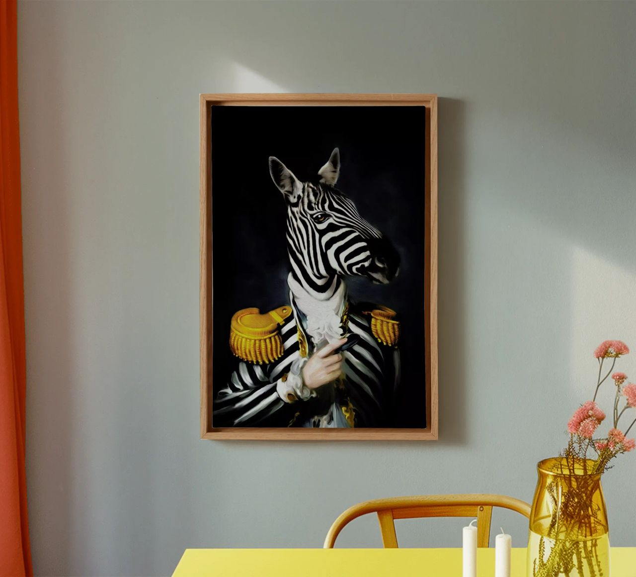 Mister Stripe Leinwand von Tein Lucasson