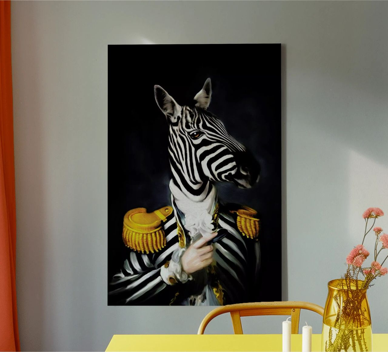 Mister Stripe Leinwand von Tein Lucasson