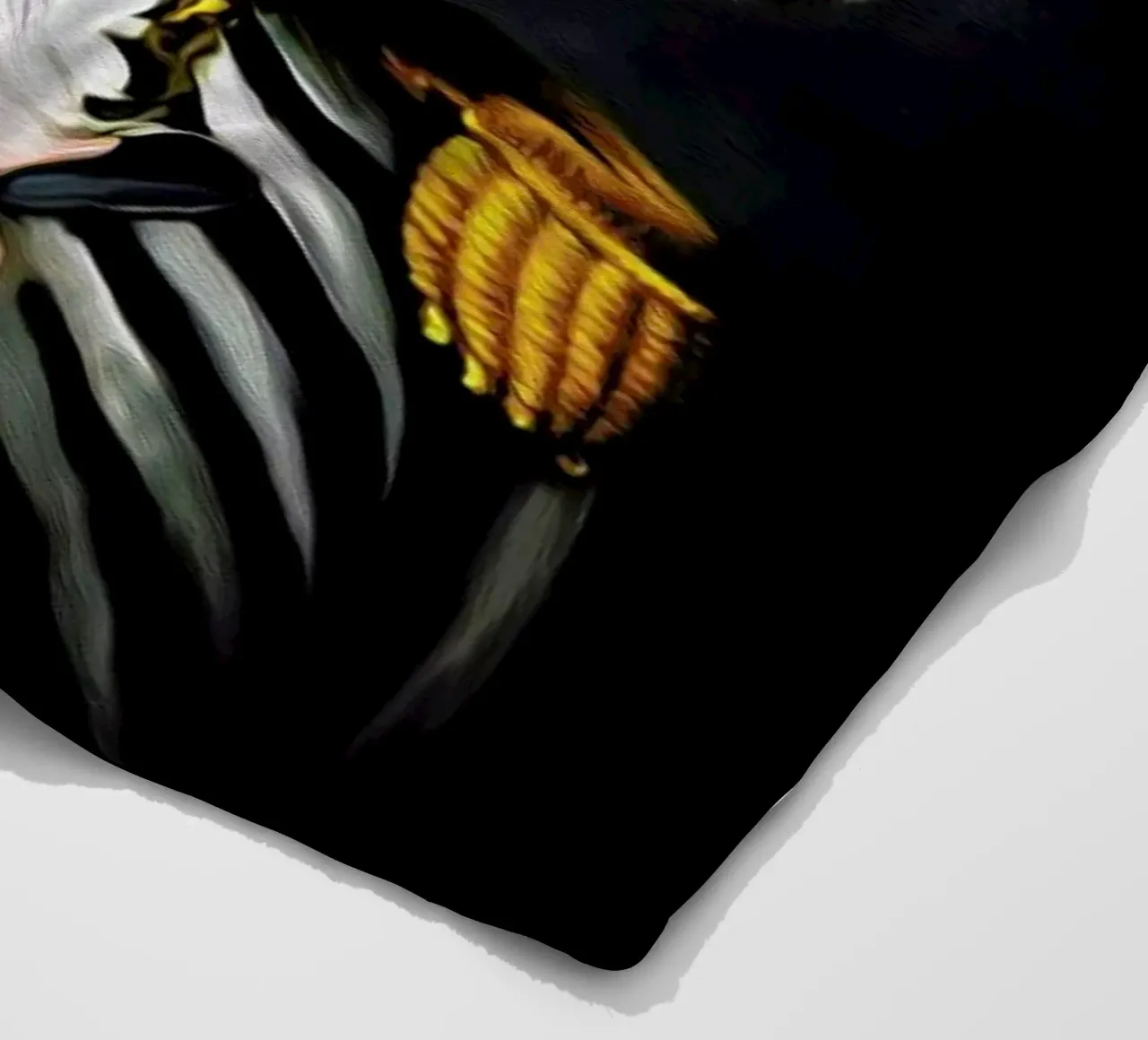 Mister Stripe fleece blanket by Tein Lucasson