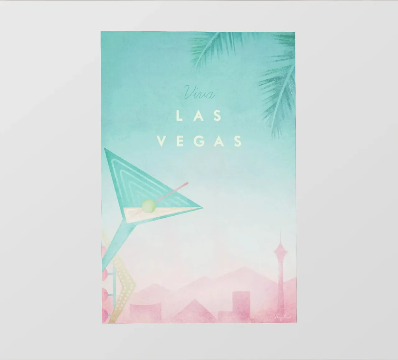 Las Vegas telo in pvc da Henry Rivers