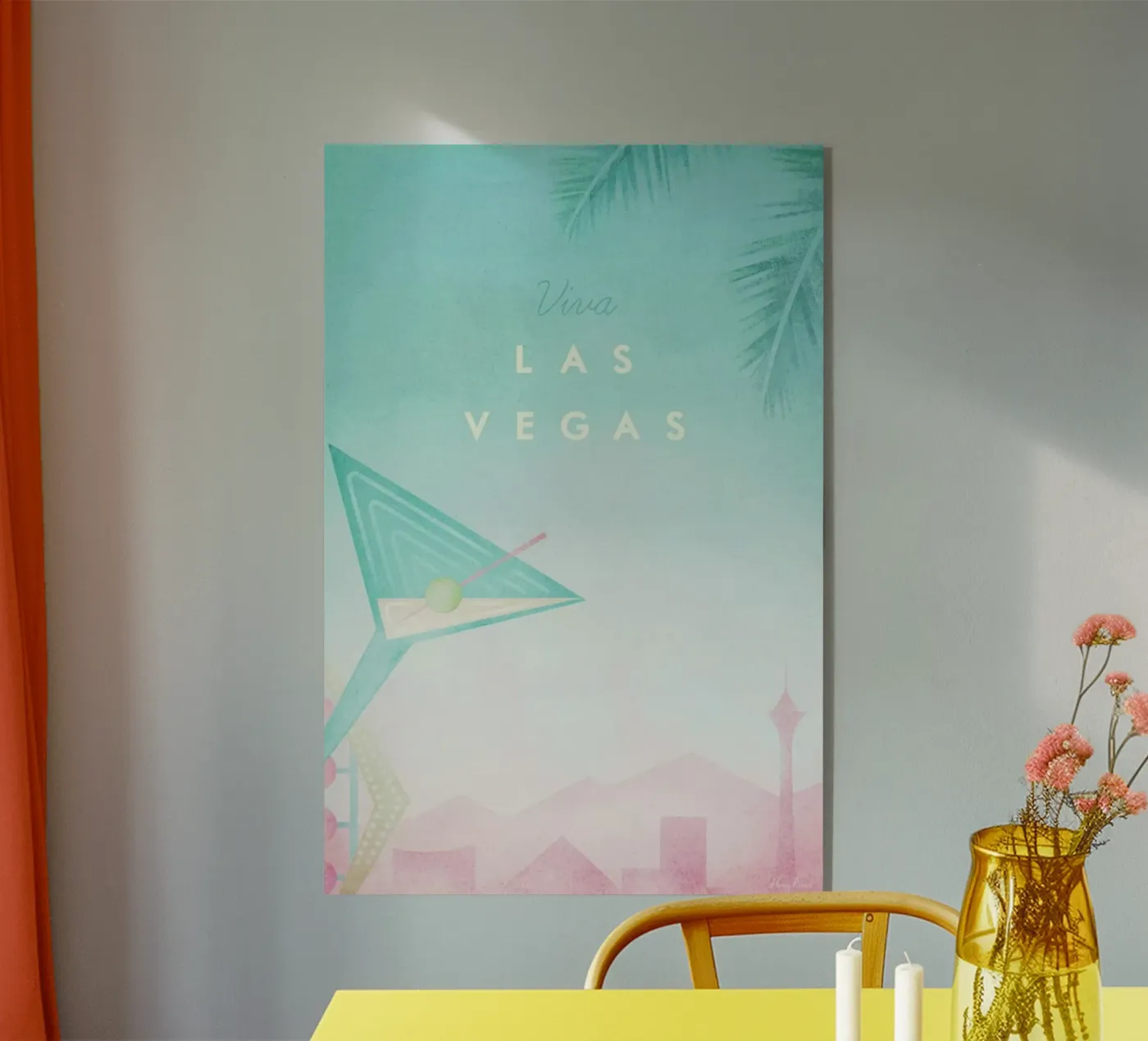 Las Vegas acryl van Henry Rivers