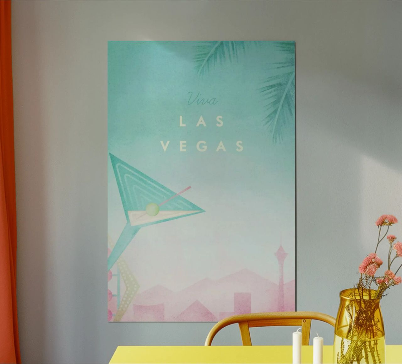 Las Vegas poster by Henry Rivers